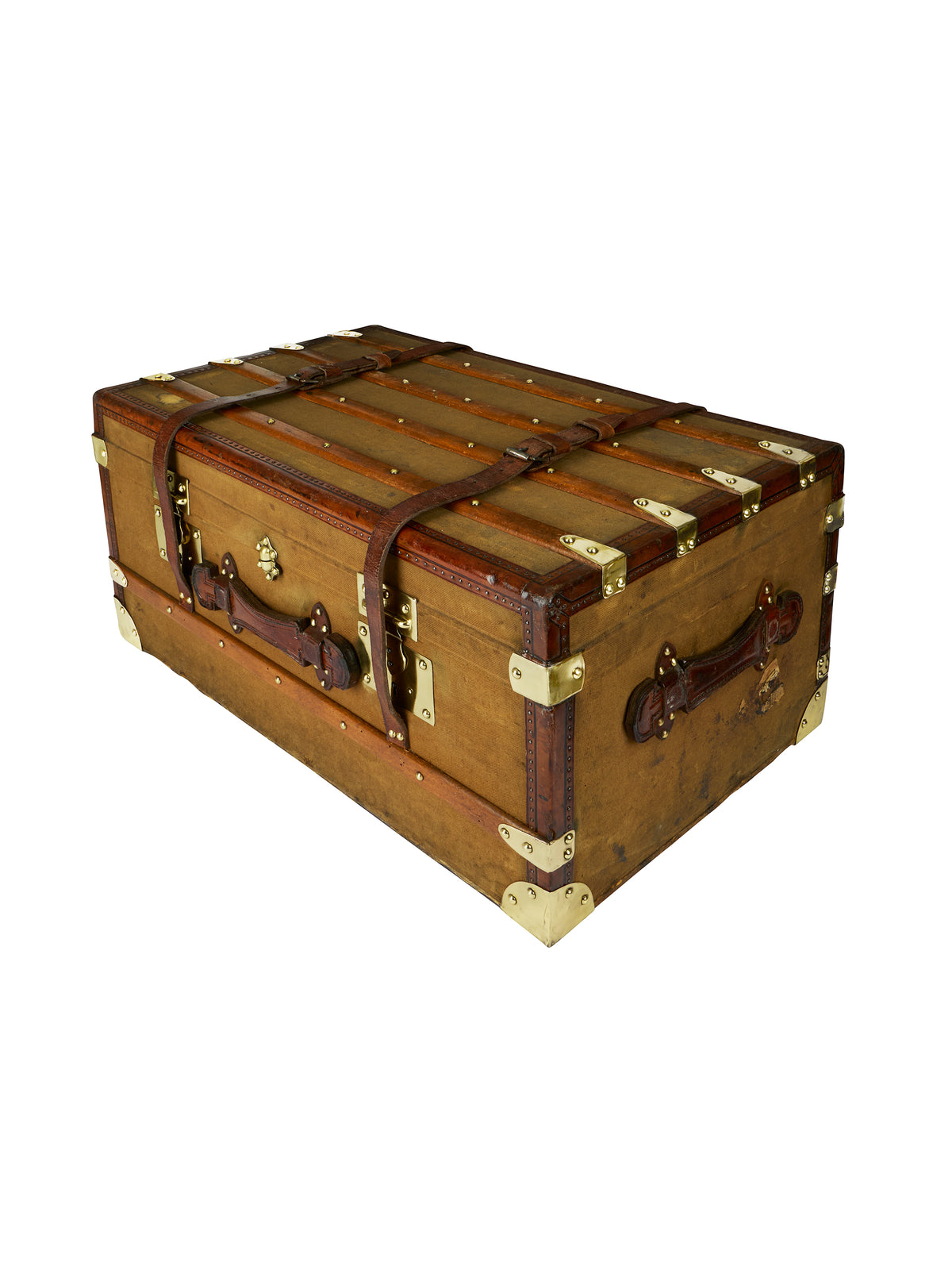 Vintage 1900 French Cabin Trunk Weston Table