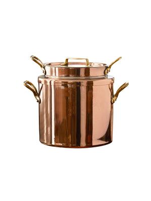  Vintage 1900 French Copper Double Boiler Weston Table 