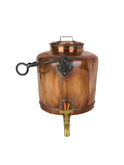 Vintage 1900 French Copper Hearth Stock Pot Weston Table