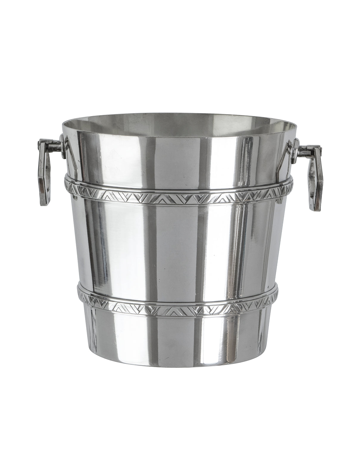 Vintage 1900 French Geometric Handle Champagne Bucket Weston Table