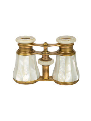  Vintage 1900 French Mother of Pearl Opera Glasses Weston Table 