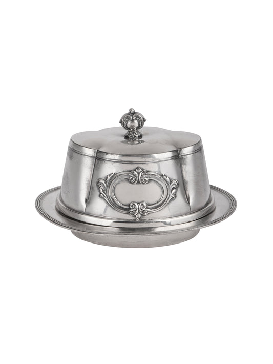 Vintage 1900 Homan Silver Plate Co. Butter Dish Weston Table