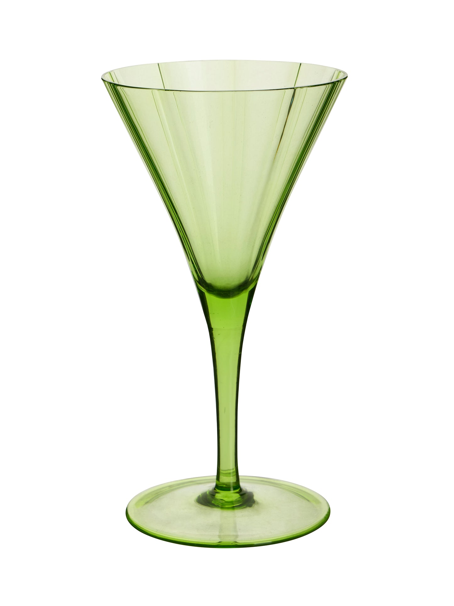 Vintage 1900 Italian Venetian Green Cocktail Glasses Weston Table