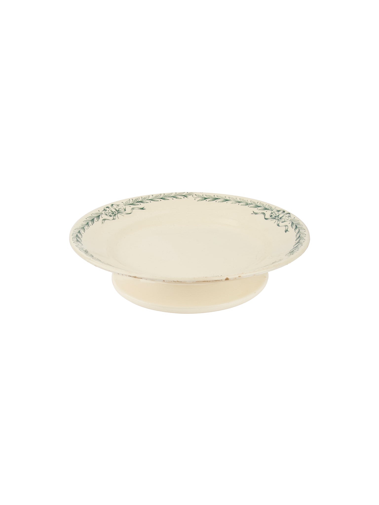 Vintage 1900 Longchamps Ironstone Petit Cake Stand Weston Table