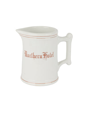  Vintage 1900 Northern Hotel Ironstone Pitcher Weston Table 