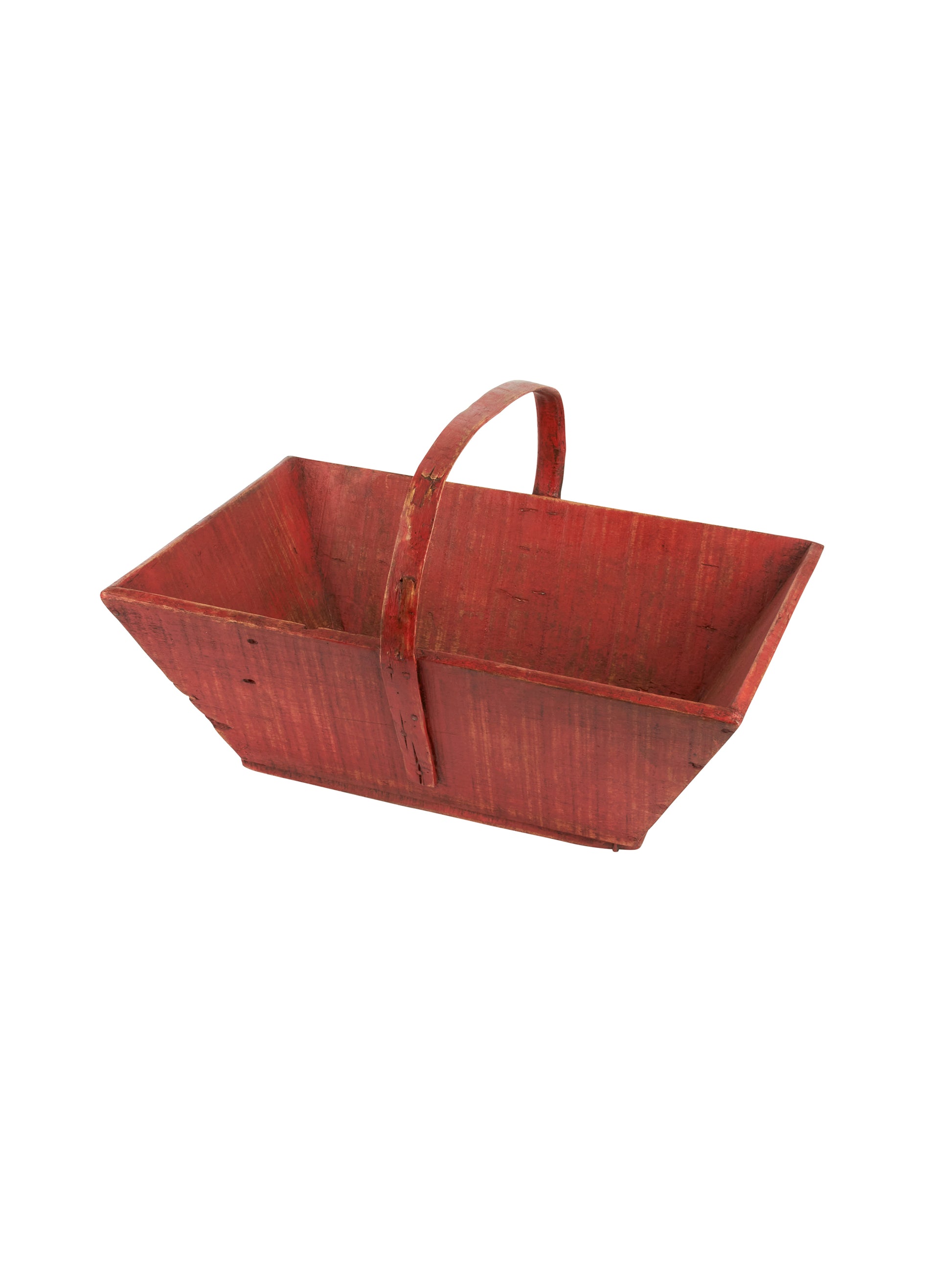 Vintage 1900 Red English Garden Trug Weston Table