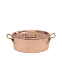 Vintage 1900 Small French Copper Casserole & Cover Weston Table