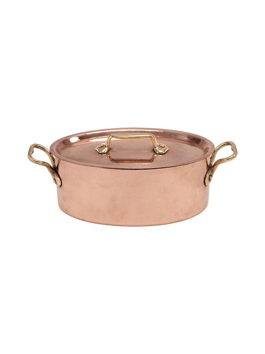Vintage 1900 French Copper Double Boiler