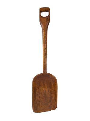  Vintage 1900 Solid Wood Carved Barn Shovel Weston Table 