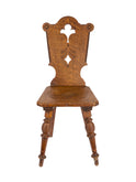 Vintage 1900 Tyrolean Carved Chair Four Weston Table