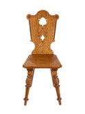 Vintage 1900 Tyrolean Carved Chair Seven Weston Table
