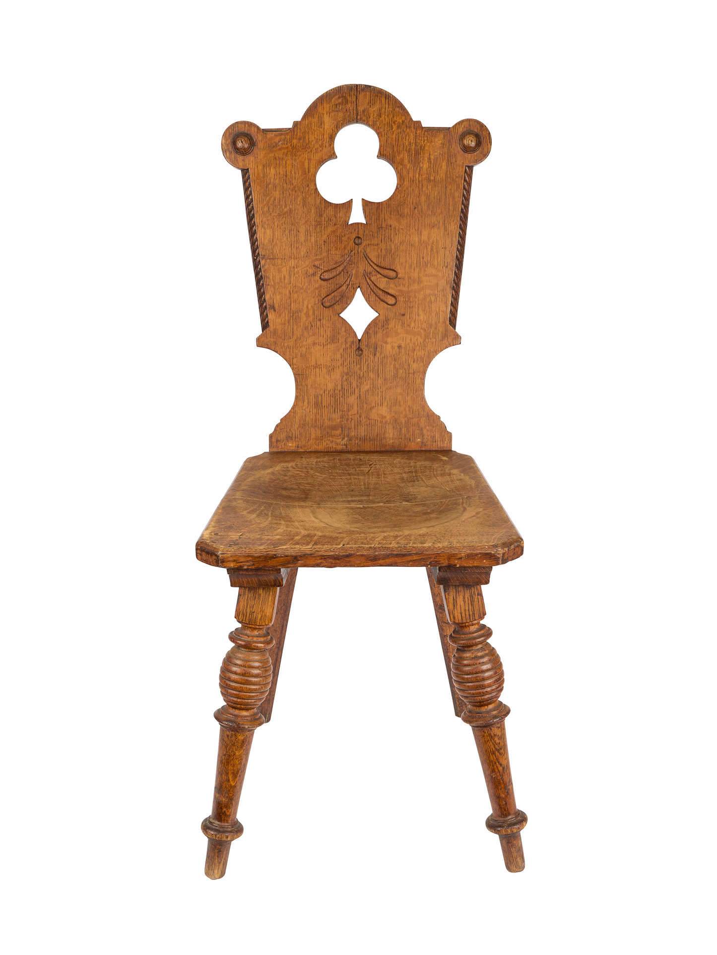 Vintage 1900 Tyrolean Carved Chair Weston Table