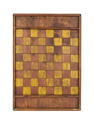  Vintage 1900s American Painted Wood Game Board Weston Table 