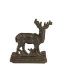 Vintage 1900s English Cast Iron Stag Doorstop Weston Table