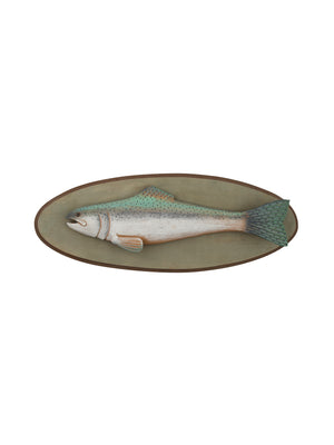  Vintage 1900s French Mounted River Fish Trophy Weston Table 