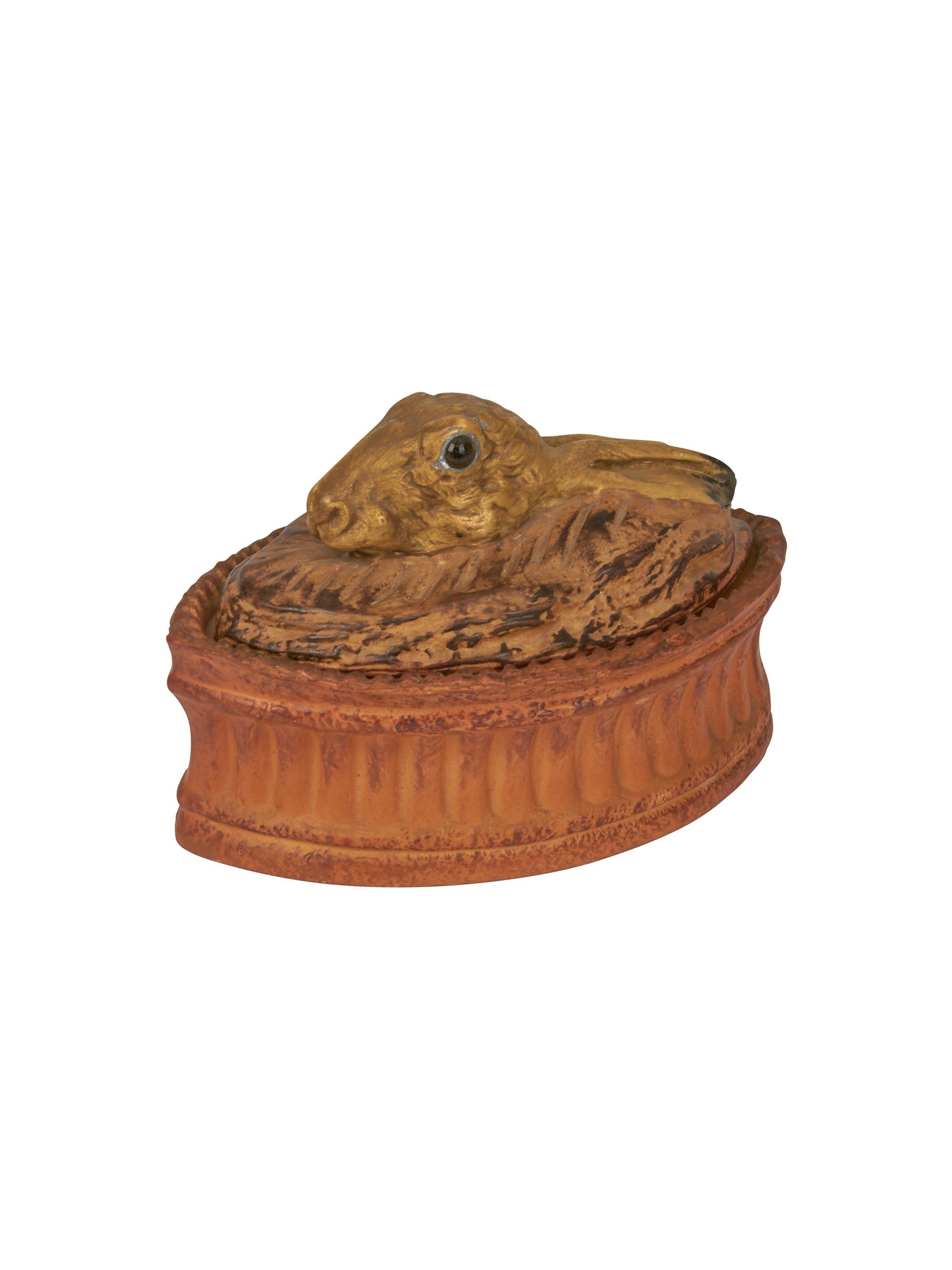 Vintage 1900s Pillivuyt Rabbit Tureen Weston Table