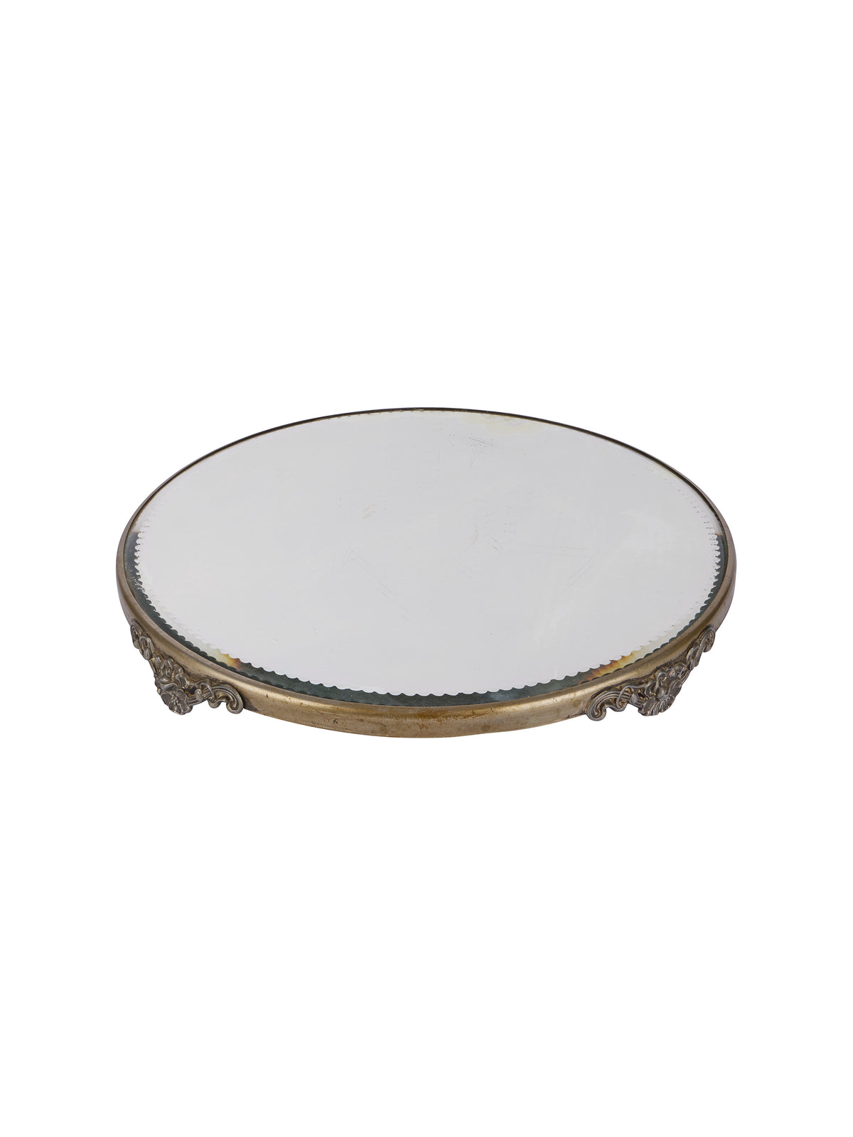 Vintage 1900s Plateau Mirror Tray Style Two Weston Table