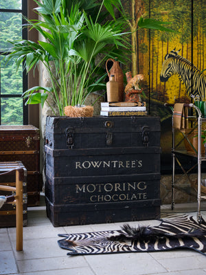  Vintage 1900s Rowntree's Motoring Chocolate Trunk Weston Table 