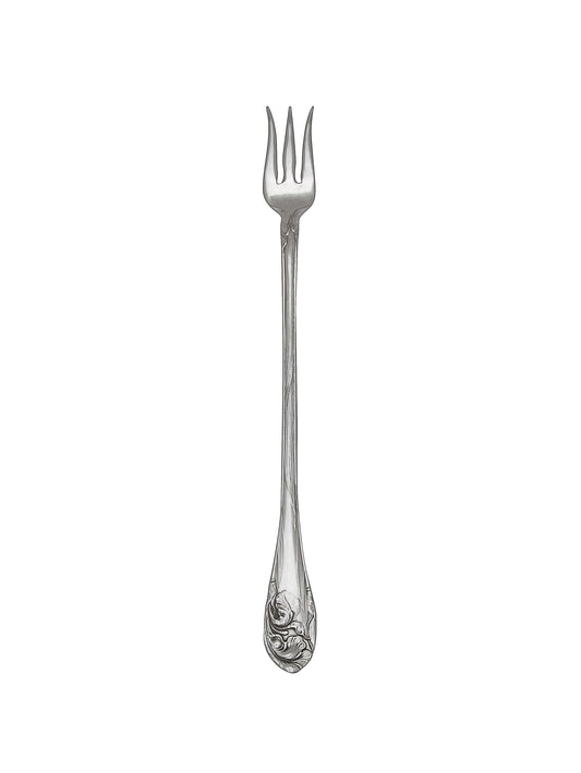 Vintage 1904 Fleur de Luce Silver Plate Oyster Forks Set of Four Weston Table