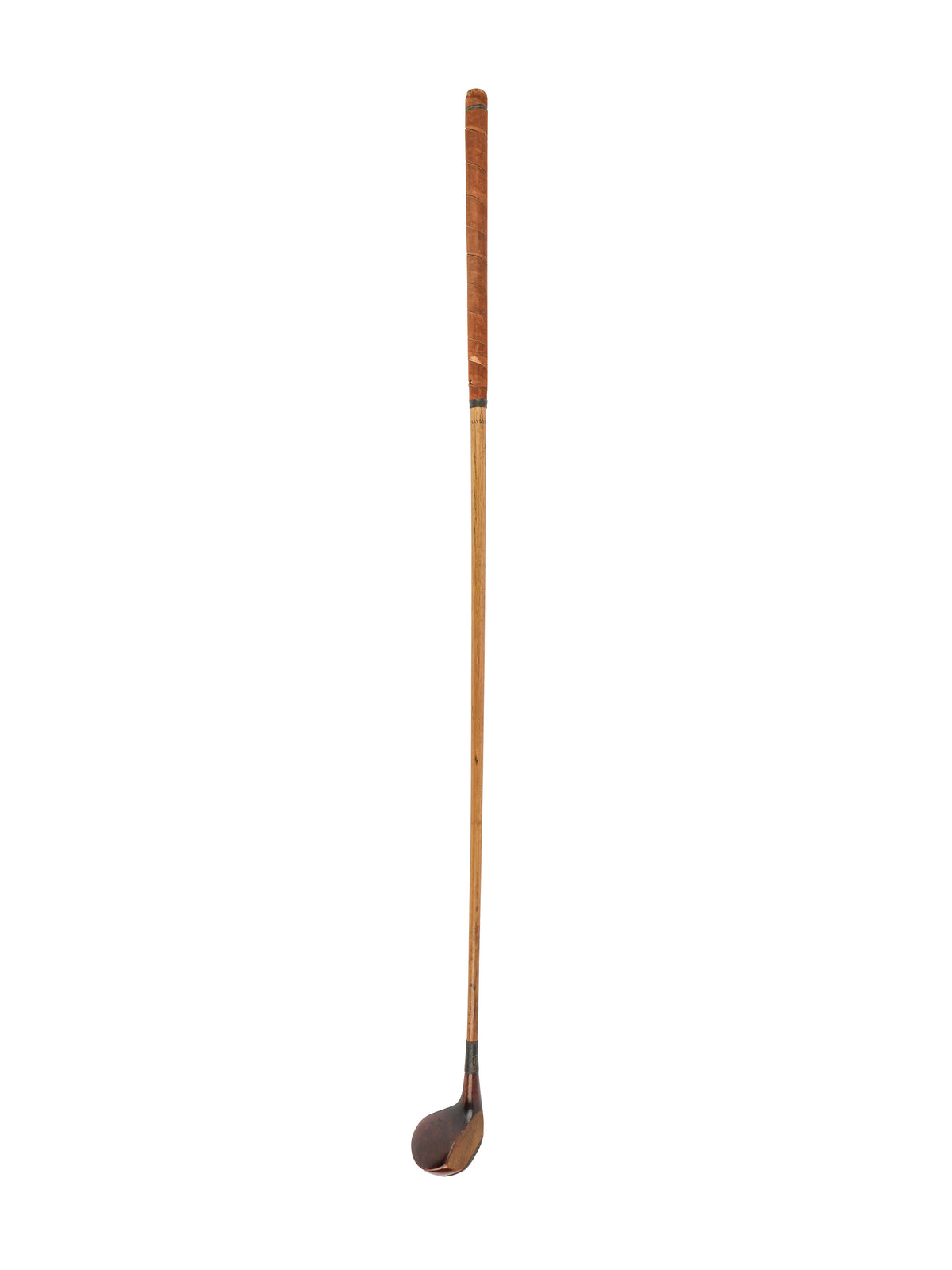 Vintage 1905 Josh Taylor Persimmon Wood Golf Club Weston Table
