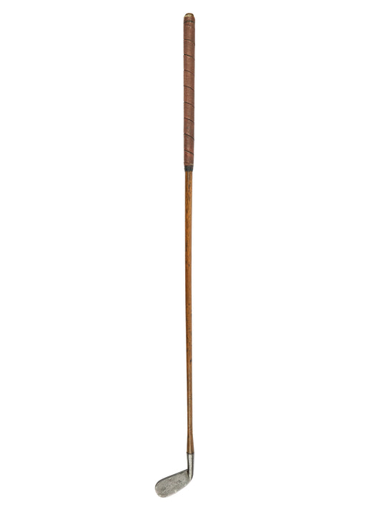Vintage 1905 Spalding Spring-Faced Cleek Golf Putter Weston Table