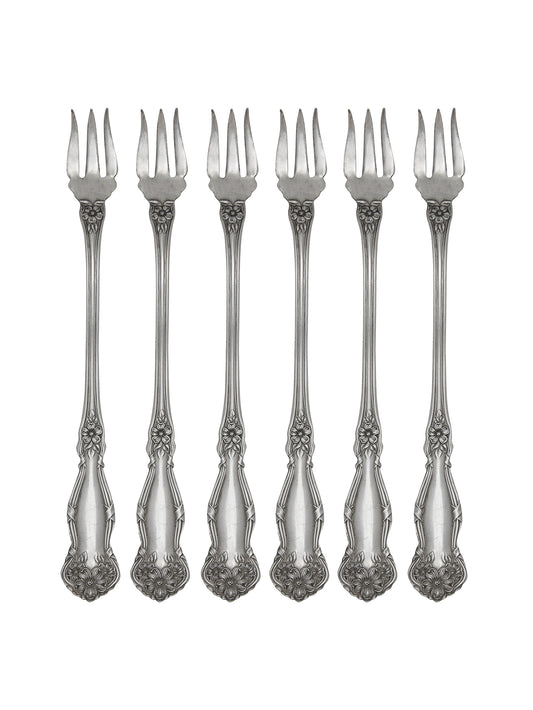 Vintage 1908 Arbutus Silver Plate Oyster Forks Weston Table