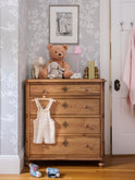 Vintage 1910 Danish Pine Chest of Drawers Weston Table