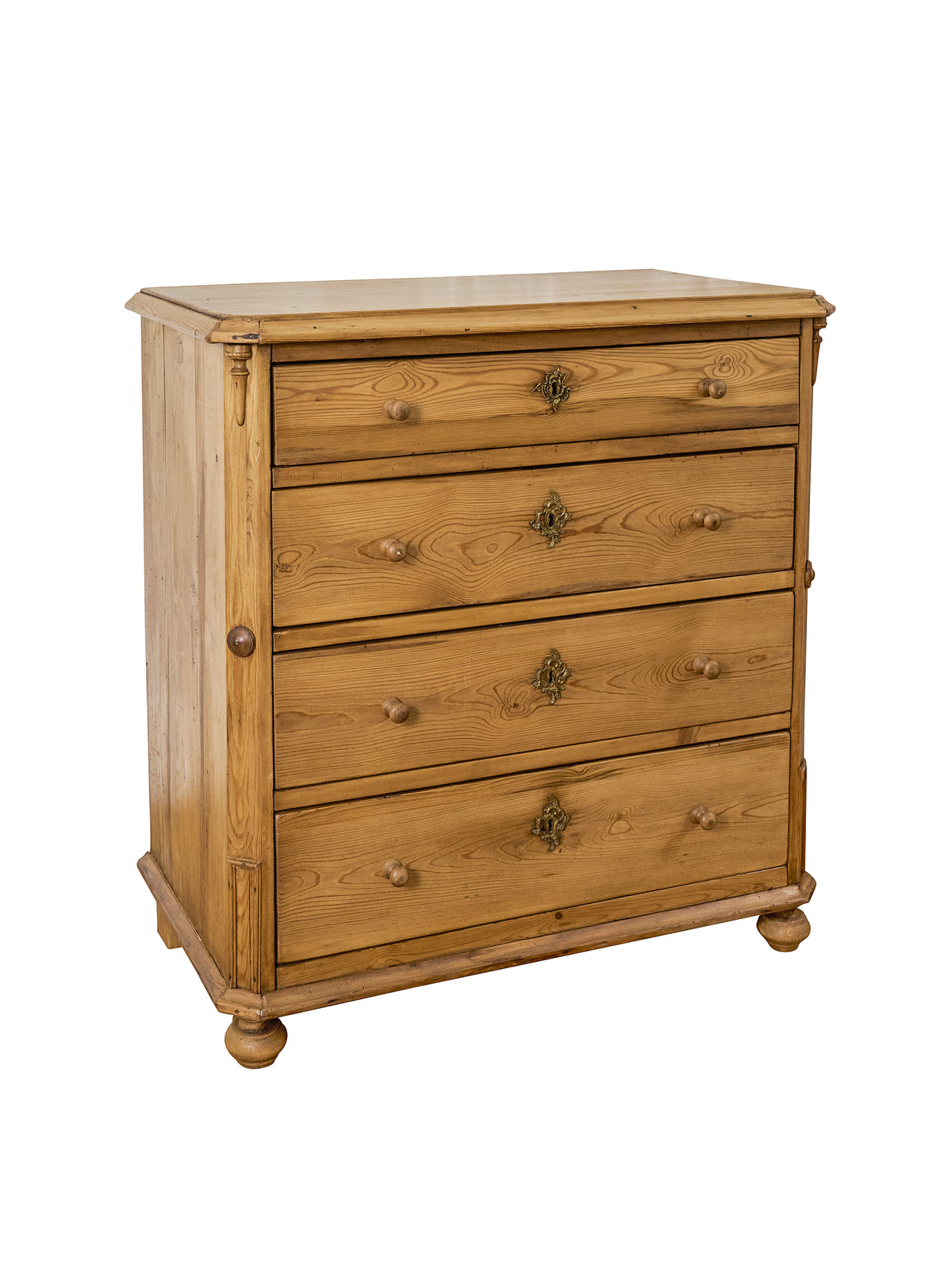 Vintage 1910 Danish Pine Chest of Drawers Weston Table