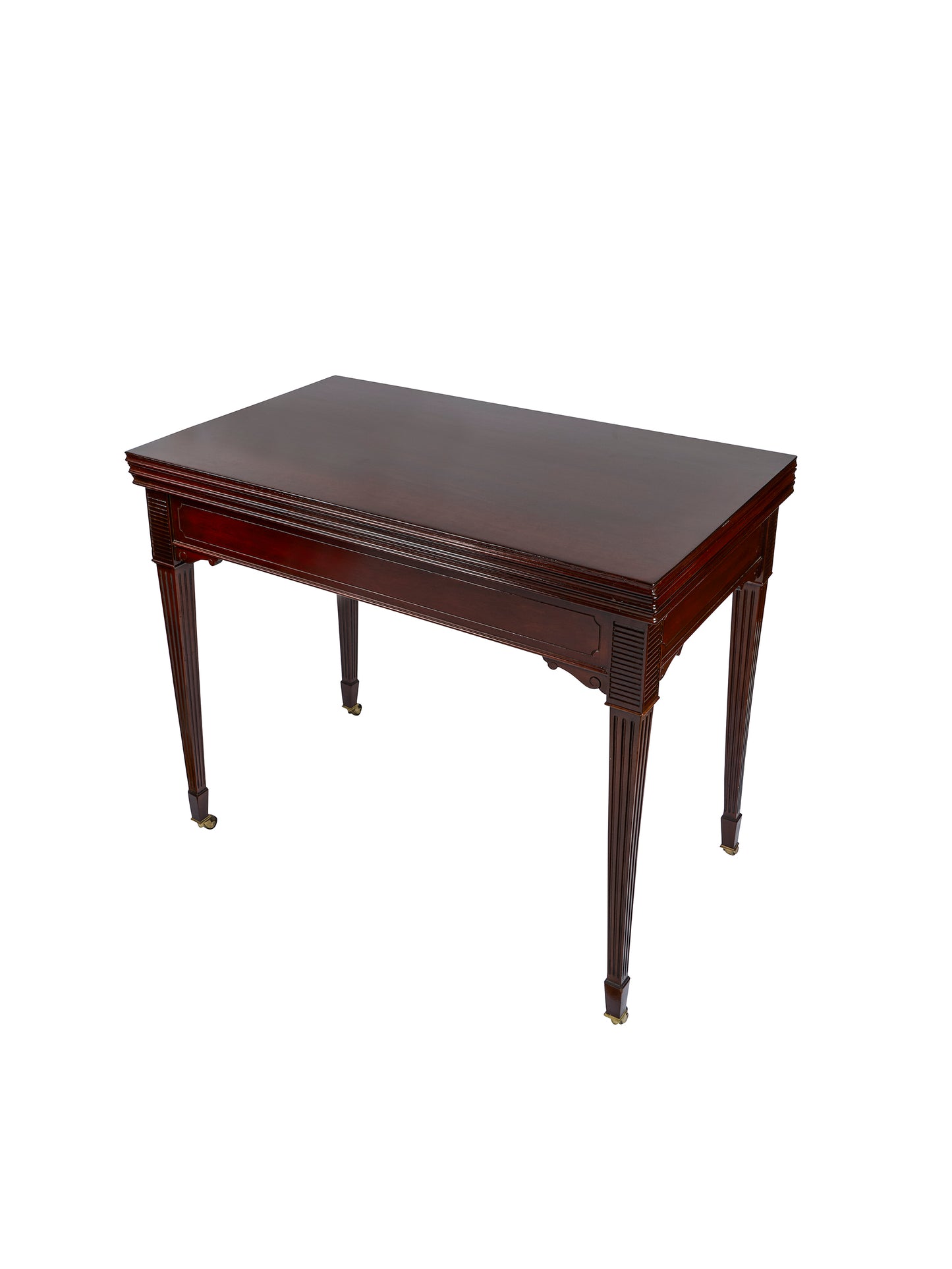 Vintage 1910 English Mahogany Roulette and Poker Table Weston Table