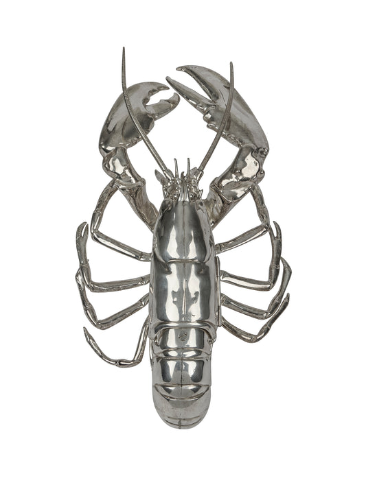 Vintage 1910 English Silver Plate Lobster Double Ink Well Weston Table