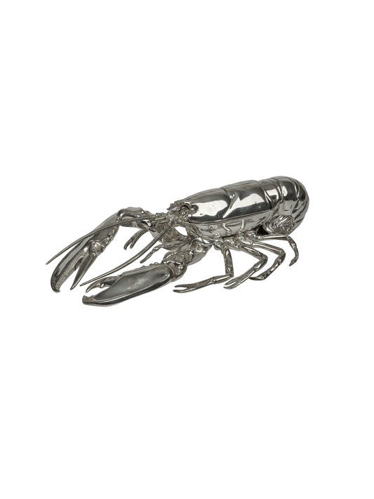 Vintage 1910 English Silver Plate Lobster Double Ink Well Weston Table