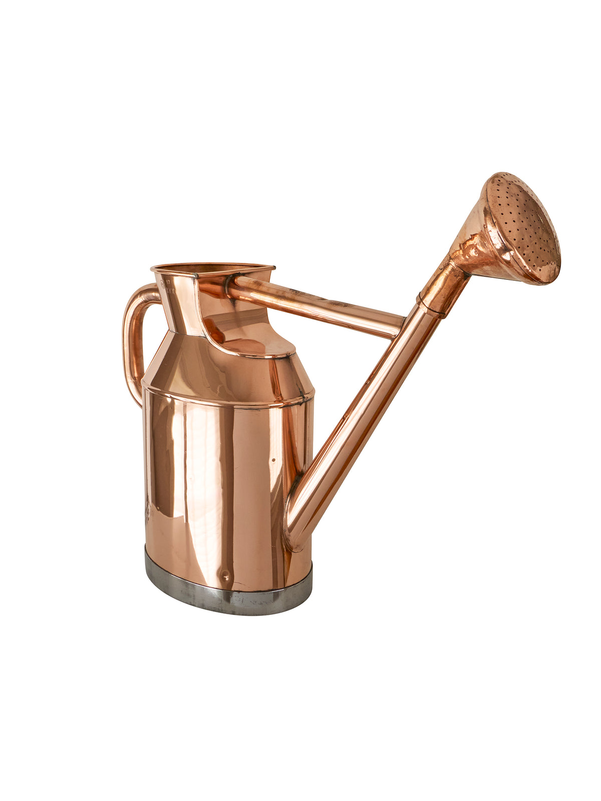 Vintage 1910 Large French Copper Watering Can Weston Table