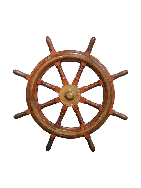 Vintage 1910 Mactaggart Scott & Co. Ship's Wheel Weston Table