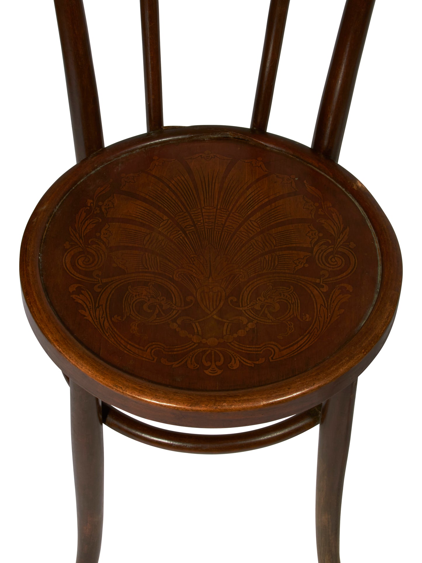 Vintage 1910s French Bistro Chair Weston Table