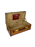 Vintage 1910s Moynat Two Toned Trunk Weston Table
