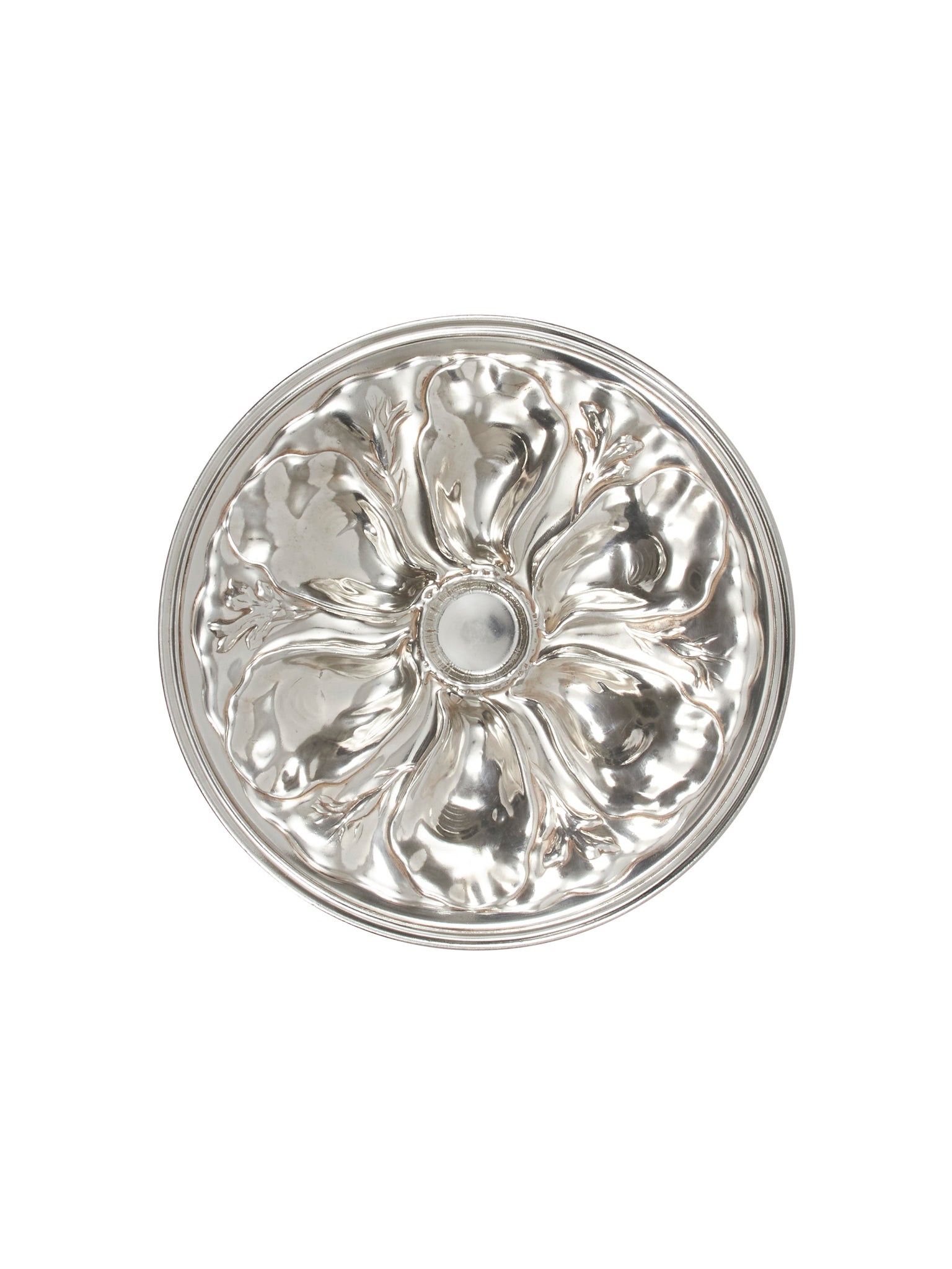 Vintage 1910s Reed & Barton Hotel Silver Oyster Plate Weston Table