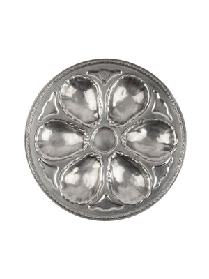  Vintage 1910s The Hotel Ambassador Silver Oyster Plate Weston Table 