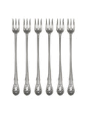 Vintage 1911 Bridal Rose Silver Plate Oyster Forks Set of Six Weston Table