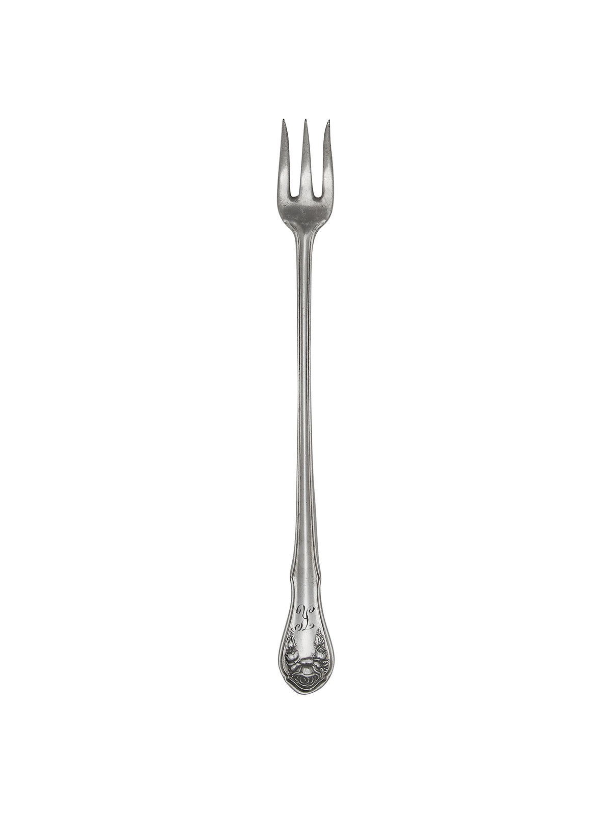 Vintage 1911 Bridal Rose Silver Plate Oyster Forks Weston Table