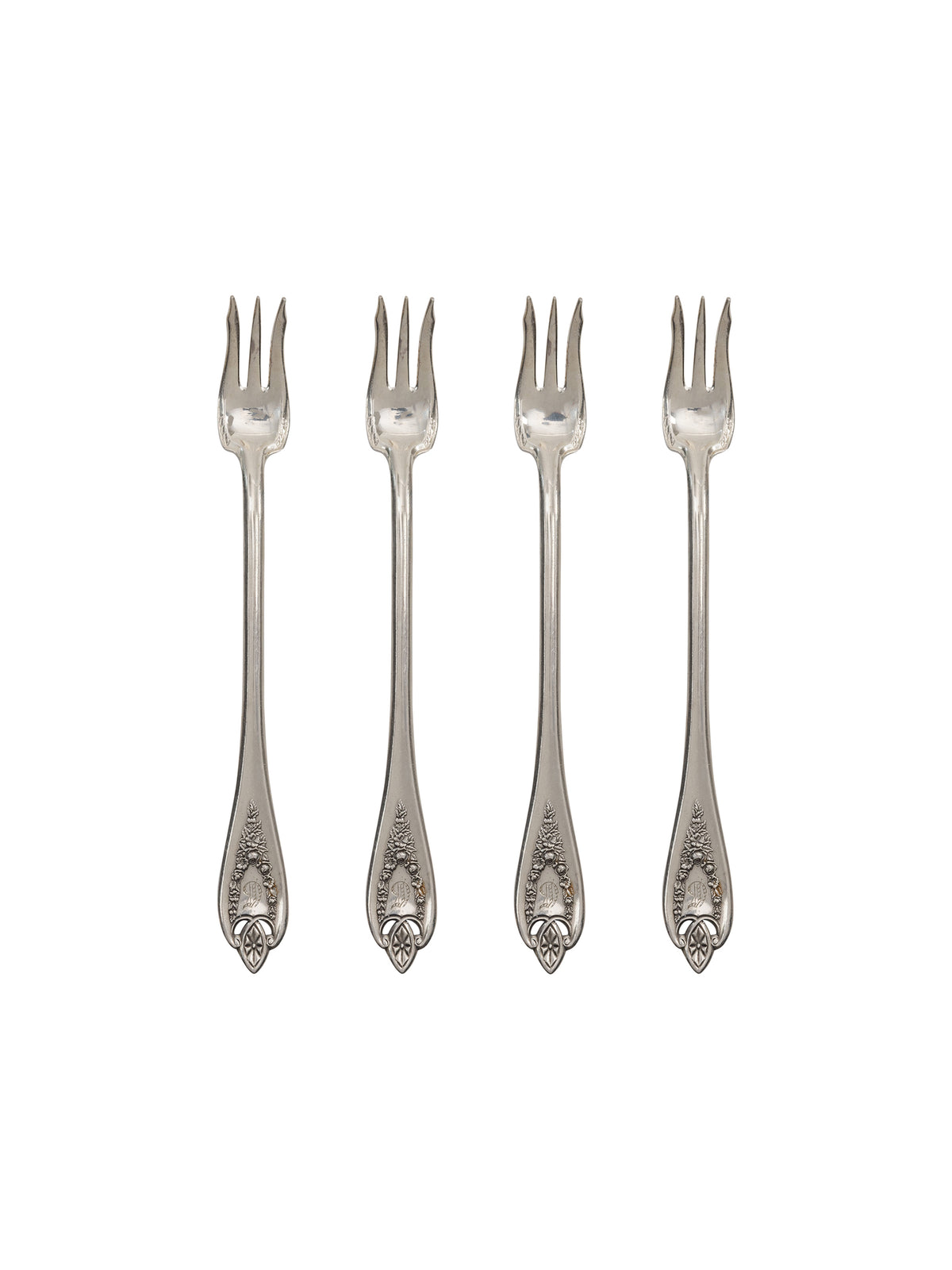 Vintage 1911 Old Colony Silver Plate Cocktail Forks Weston Table