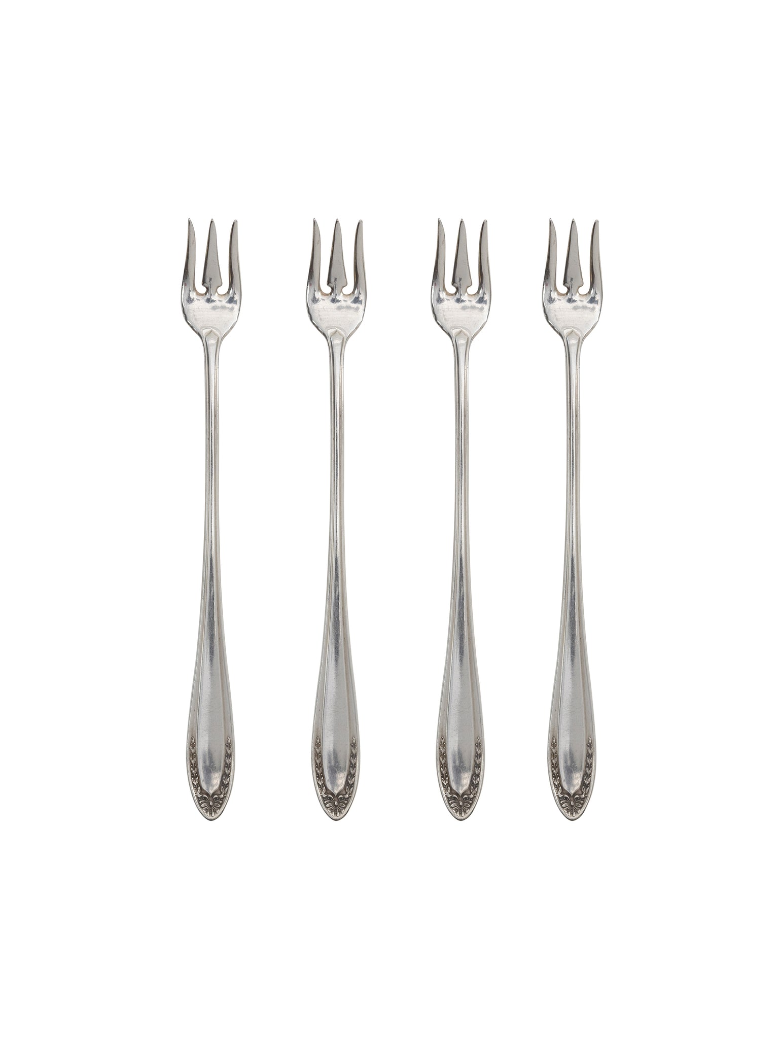 Vintage 1915 Bridal Wreath Oyster Forks