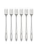 Vintage 1917 Adam Silver Plate Oyster Forks Set of Six Weston Table