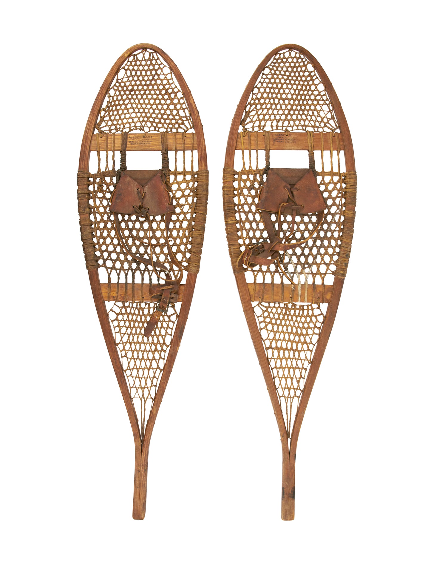 Vintage 1920s Albert Nicola Snowshoes Weston Table