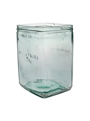  Vintage 1920s American Glass Car Battery Jar Style One Weston Table 