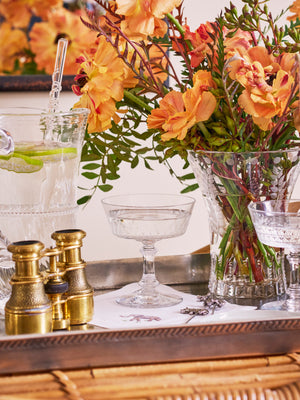  Vintage 1920s Baccarat Richelieu Champagne Glasses Weston Table 