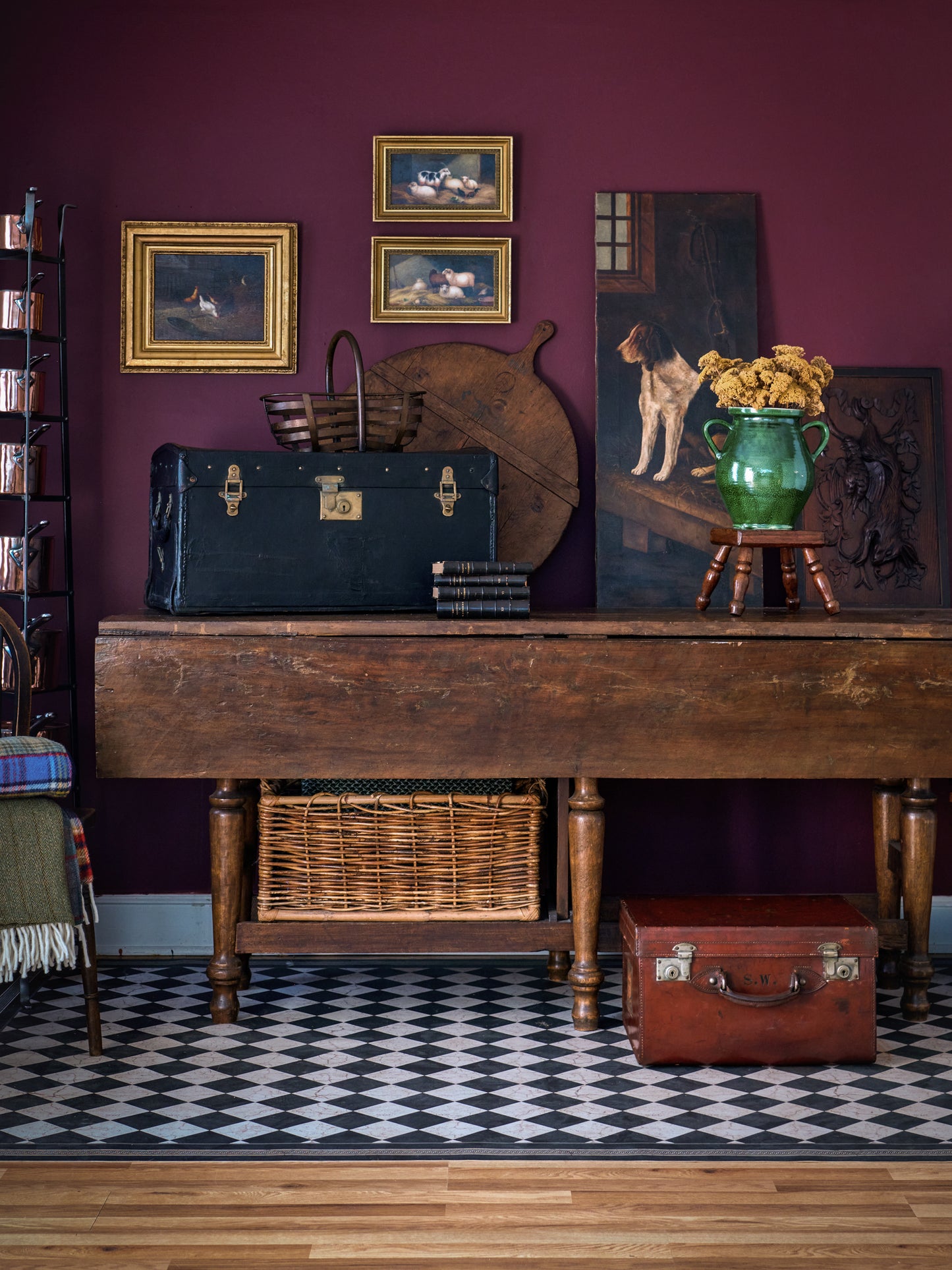 Vintage 1920s Brazilian Console Table Weston Table