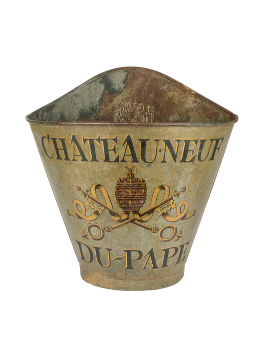 Vintage 1920s Châteauneuf-du-Pape Grape Hotte One Weston Table