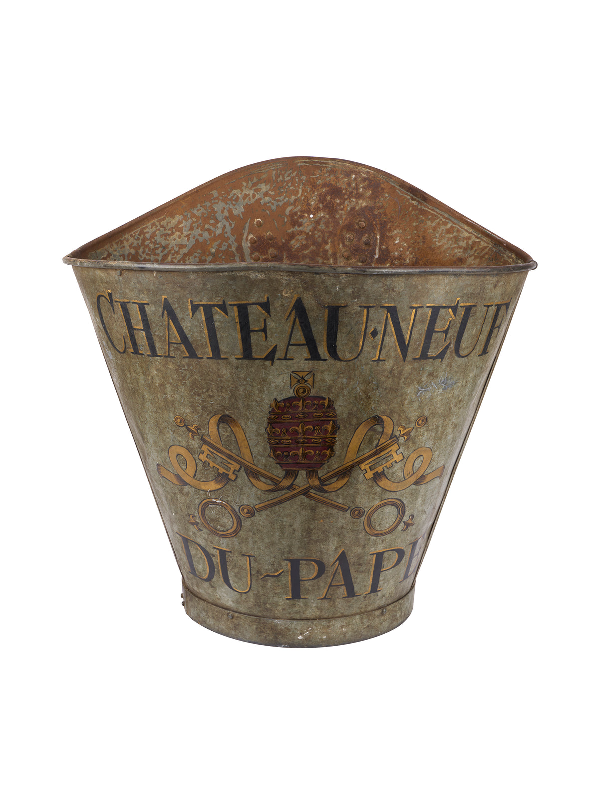 Vintage 1920s Ch‰teauneuf-du-Pape Grape Hotte