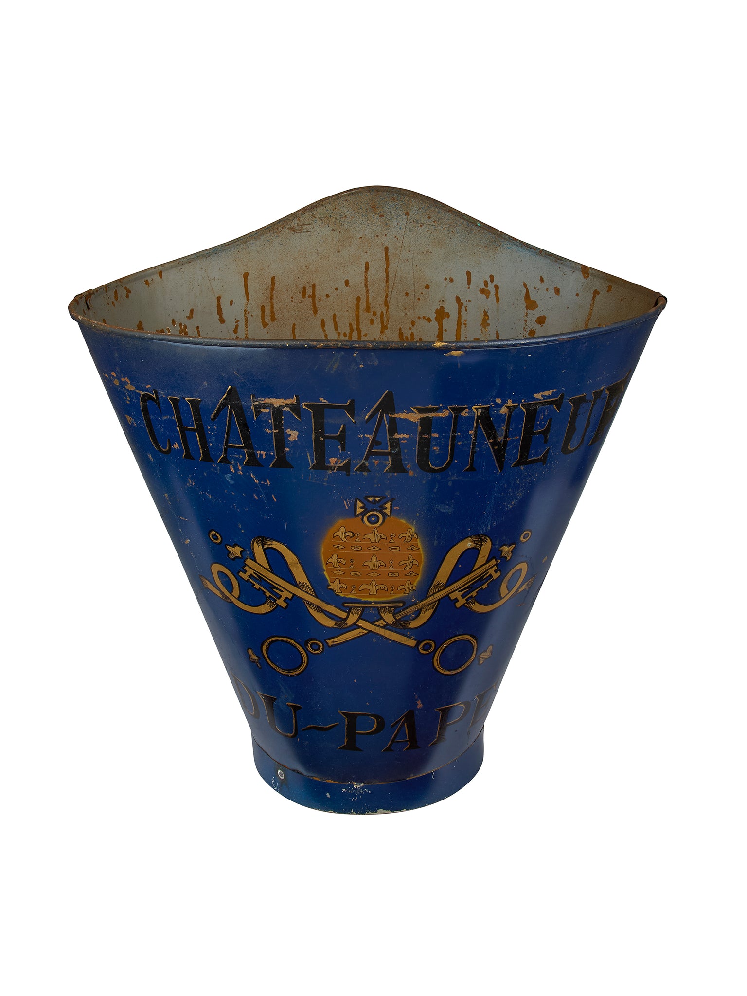 Vintage 1920s Châteauneuf-du-Pape Grape Hotte Weston Table
