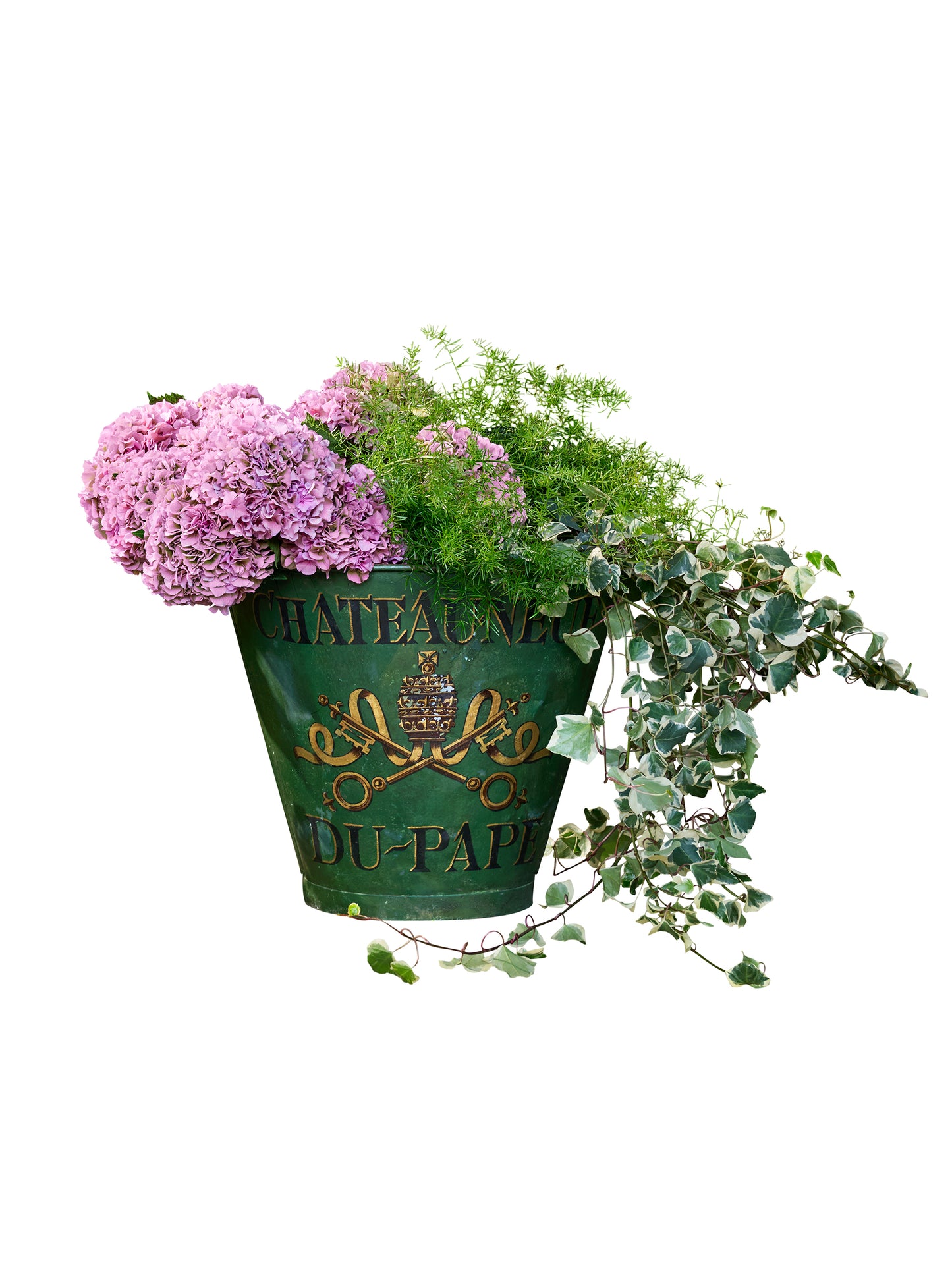 Vintage 1920s Châteauneuf-du-Pape Green Grape Hotte